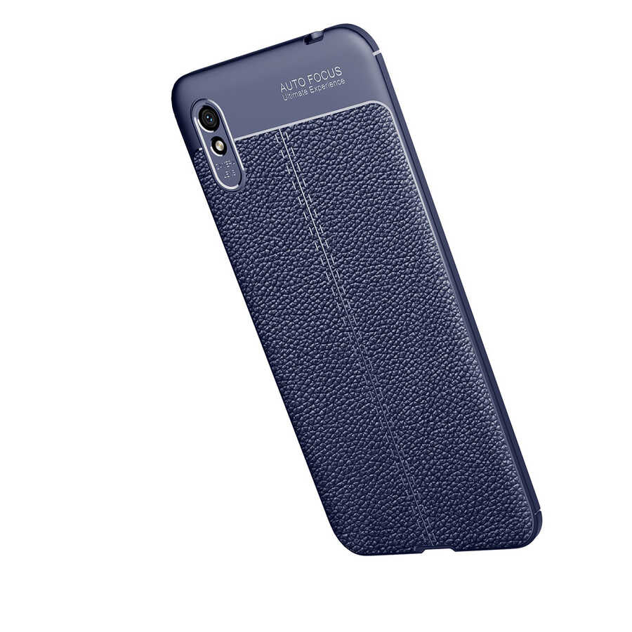 Xiaomi Redmi 9A Kılıf Zore Niss Silikon Kapak Lacivert