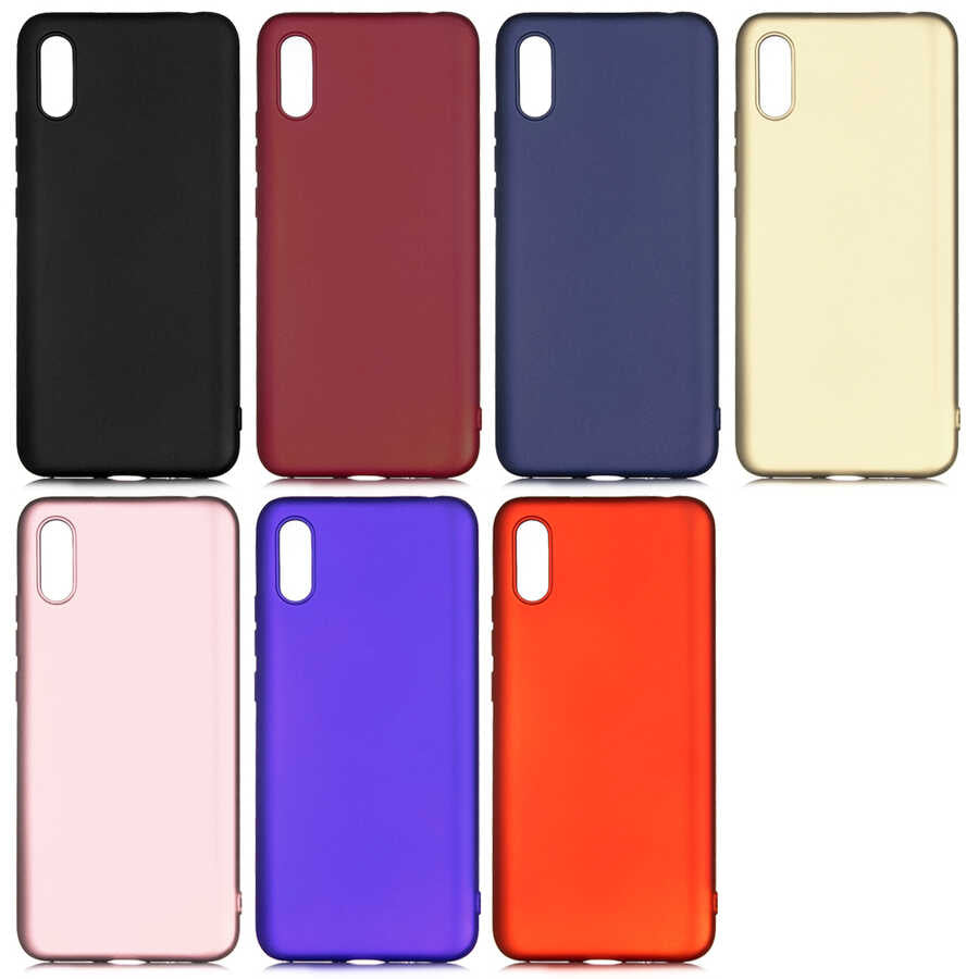 Xiaomi Redmi 9A Kılıf Zore Premier Silikon Kapak Kırmızı