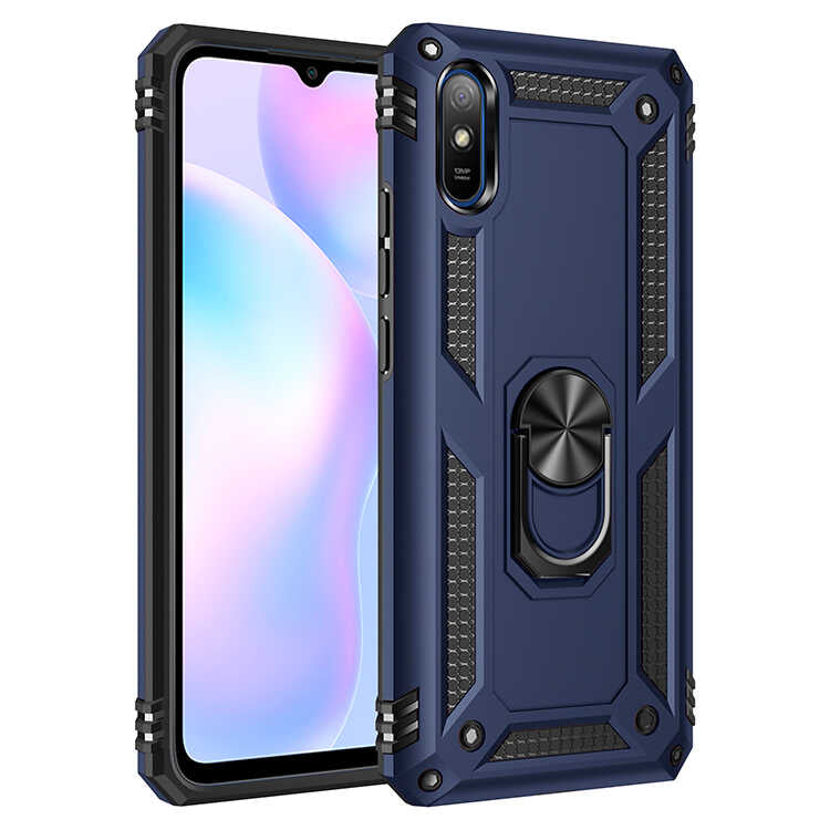 Xiaomi Redmi 9A Kılıf Zore Vega Kapak Kırmızı