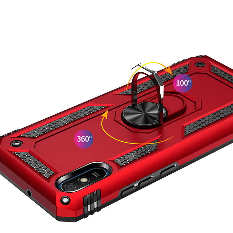 Xiaomi Redmi 9A Kılıf Zore Vega Kapak Rose Gold