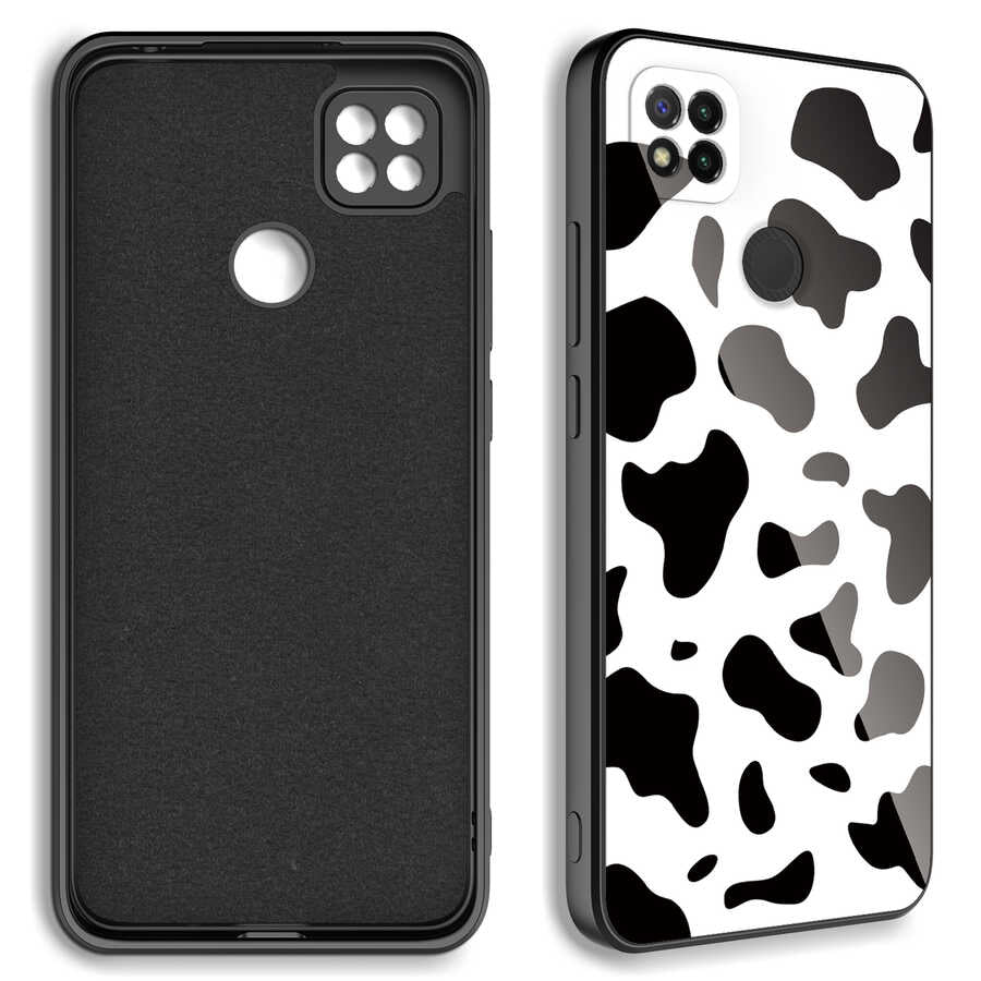 Xiaomi Redmi 9C Kılıf Kamera Korumalı Desenli Sert Silikon Zore Epoksi Kapak NO5