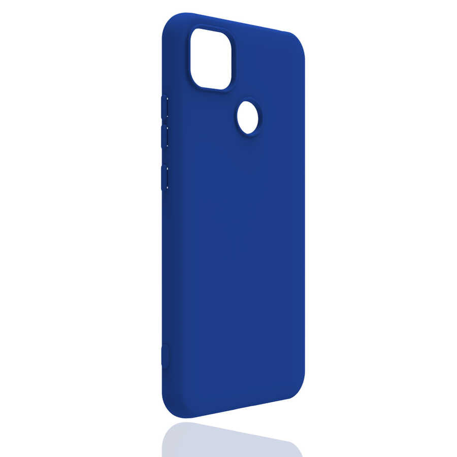 Xiaomi Redmi 9C Kılıf Zore Biye Silikon Saks Mavi