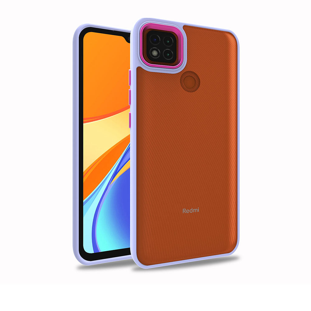 Xiaomi Redmi 9C Kılıf Zore Flora Kapak Rose Gold