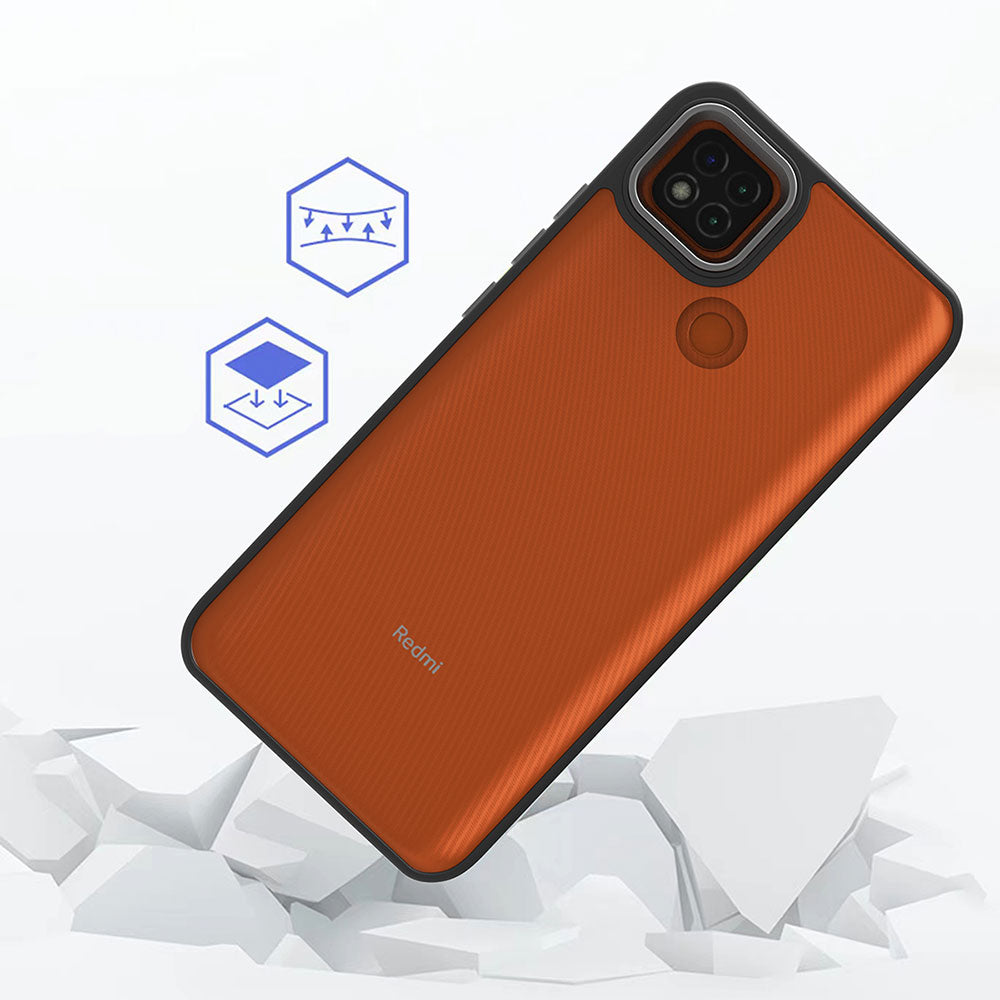 Xiaomi Redmi 9C Kılıf Zore Flora Kapak Siyah