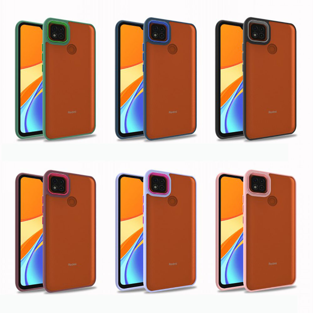 Xiaomi Redmi 9C Kılıf Zore Flora Kapak Rose Gold
