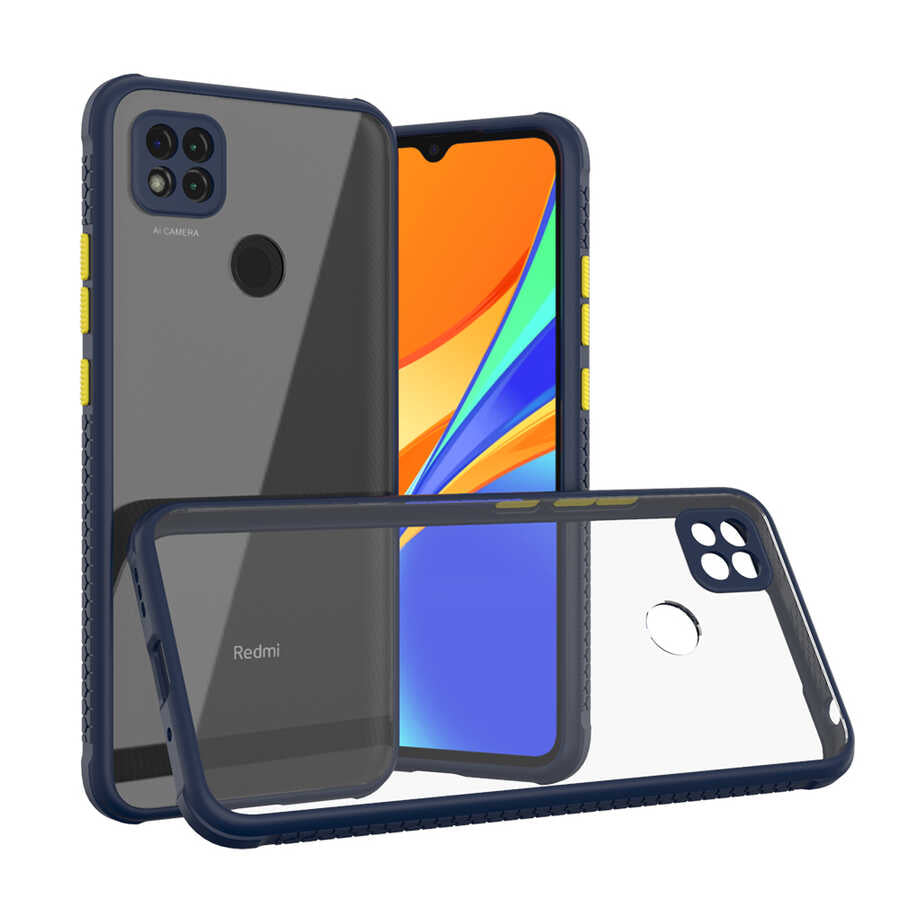 Xiaomi Redmi 9C Kılıf Zore Kaff Kapak Koyu Yeşil