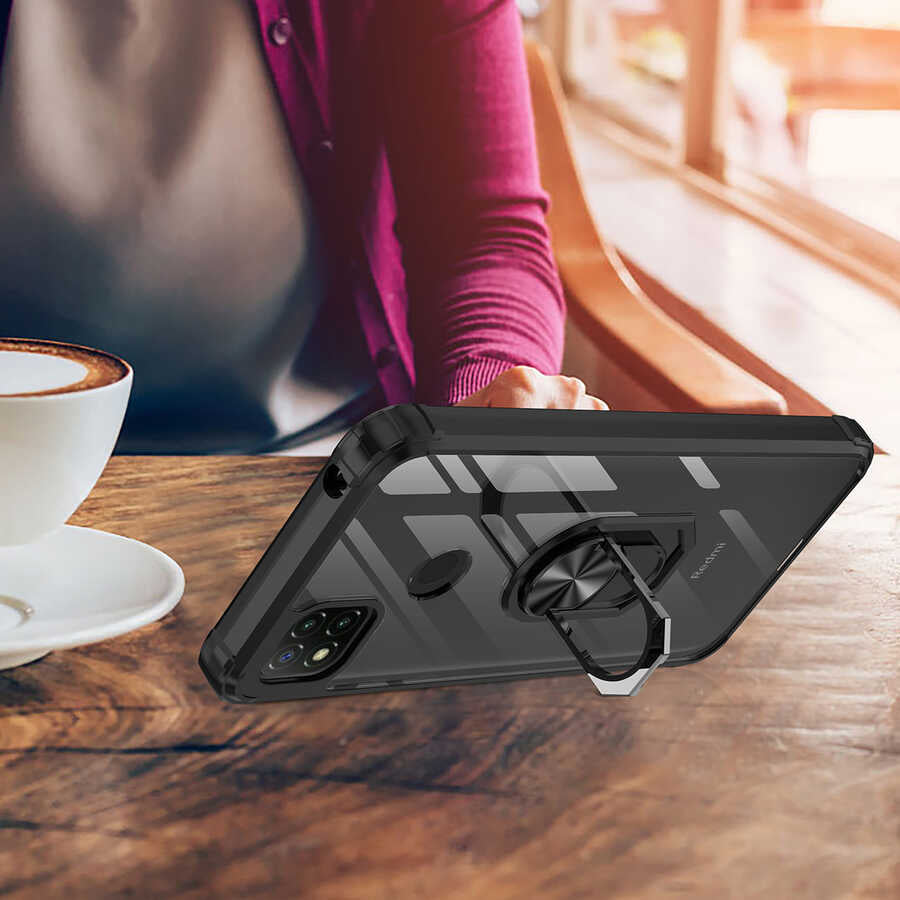 Xiaomi Redmi 9C Kılıf Zore Mola Kapak Siyah