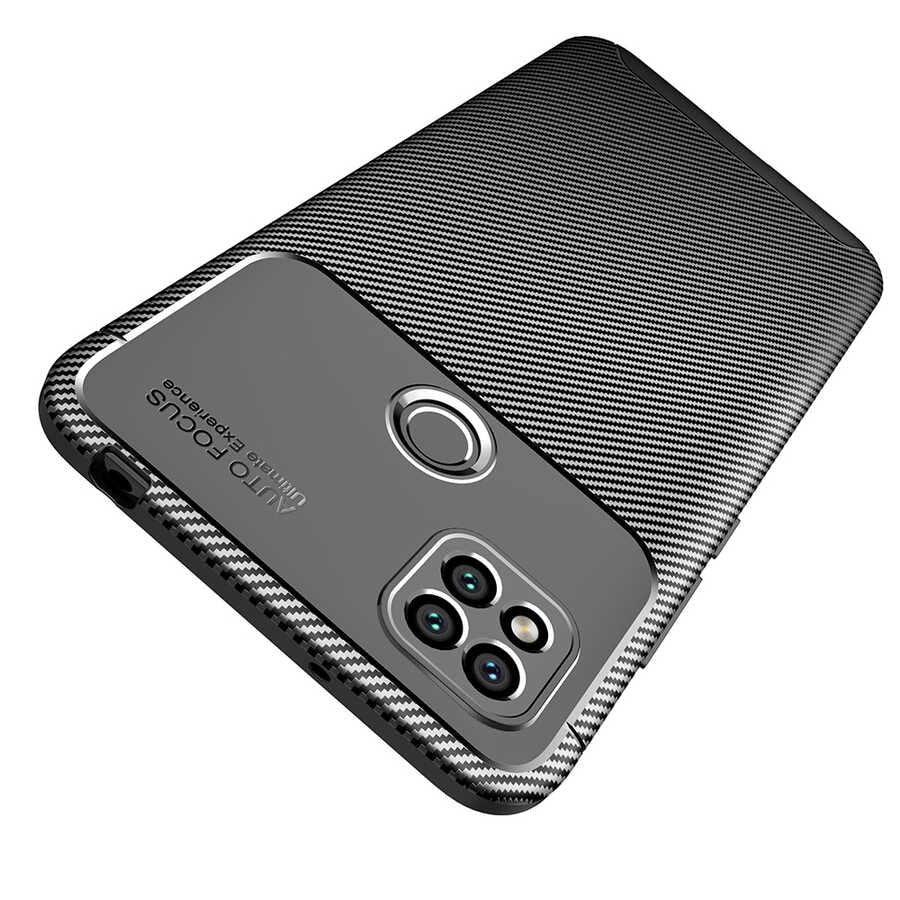 Xiaomi Redmi 9C Kılıf Zore Negro Silikon Kapak Siyah