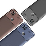 Xiaomi Redmi 9C Kılıf Zore Negro Silikon Kapak Kahverengi