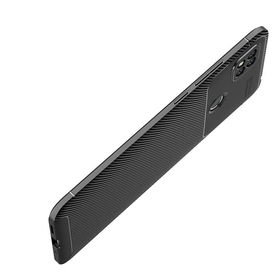 Xiaomi Redmi 9C Kılıf Zore Negro Silikon Kapak Siyah