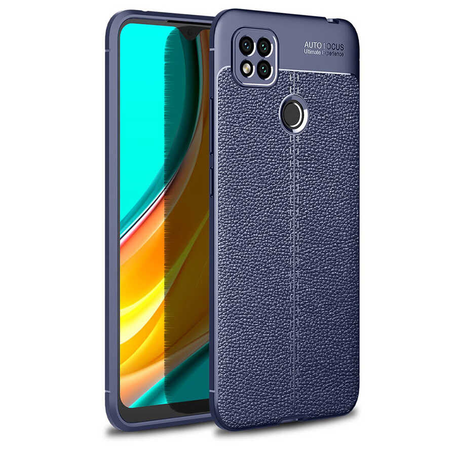 Xiaomi Redmi 9C Kılıf Zore Niss Silikon Kapak Lacivert