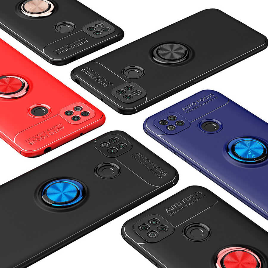 Xiaomi Redmi 9C Kılıf Zore Ravel Silikon Kapak Siyah