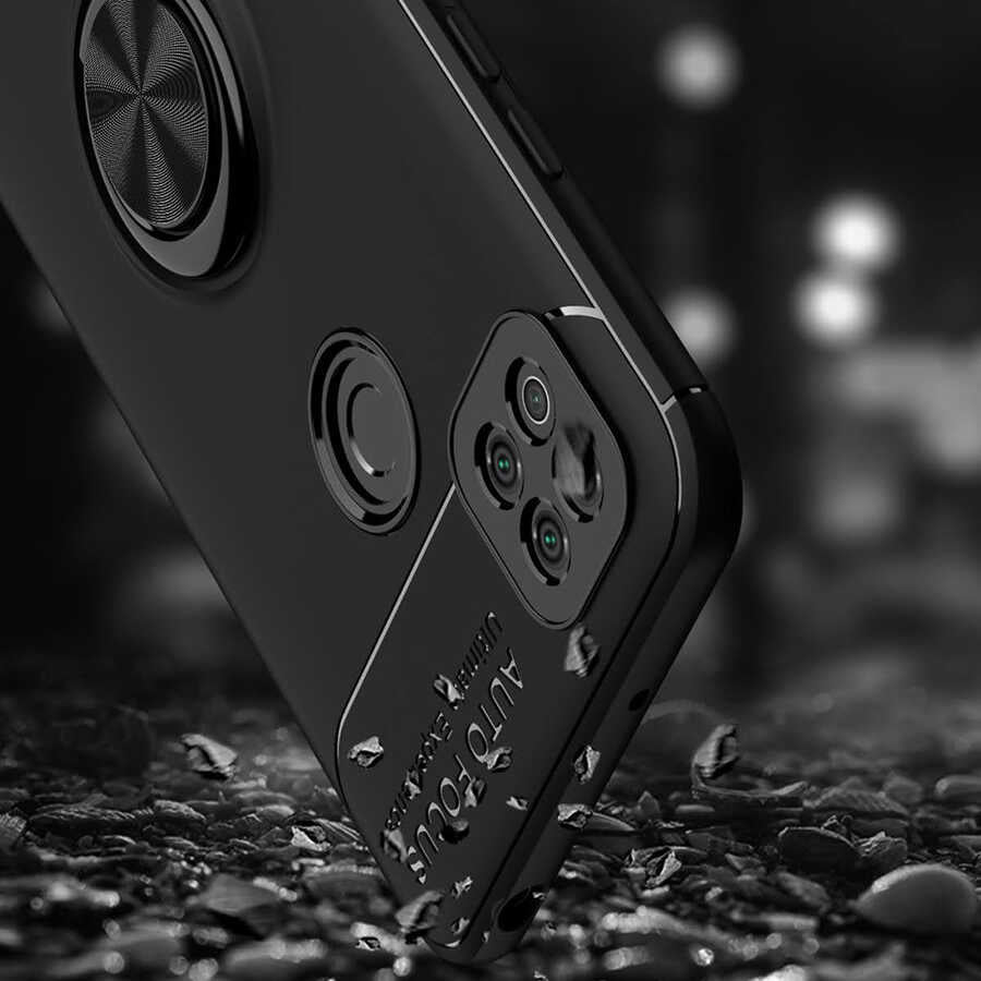 Xiaomi Redmi 9C Kılıf Zore Ravel Silikon Kapak Kırmızı