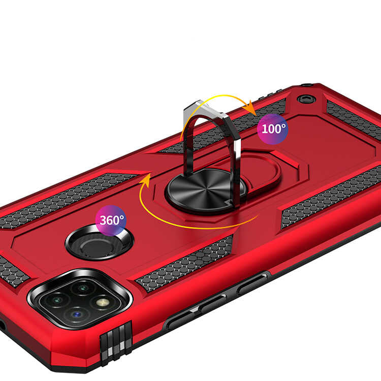 Xiaomi Redmi 9C Kılıf Zore Vega Kapak Rose Gold