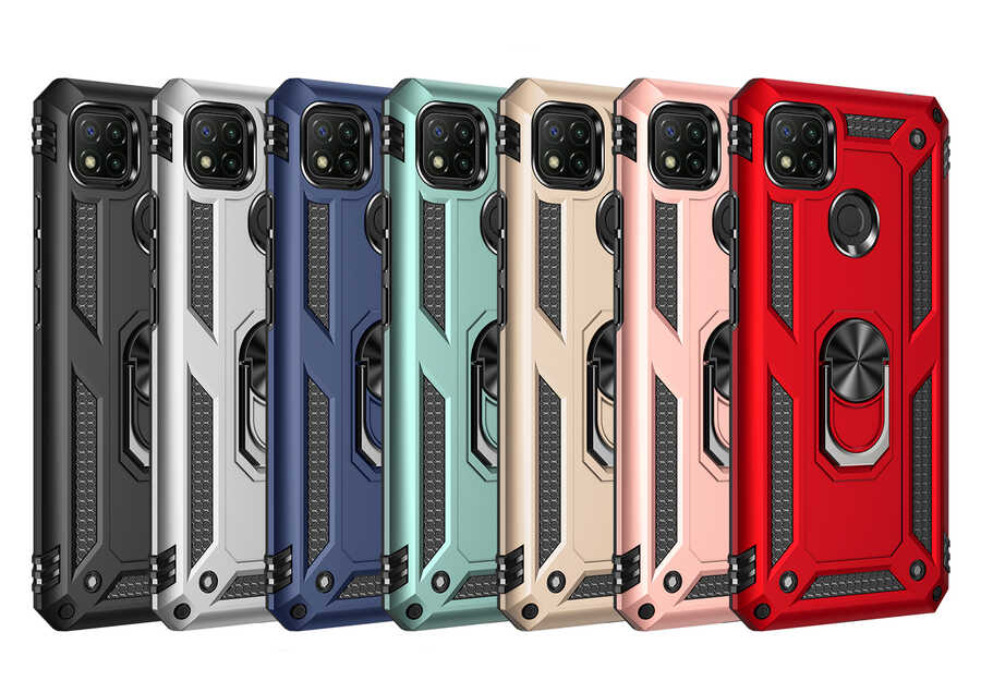 Xiaomi Redmi 9C Kılıf Zore Vega Kapak Rose Gold