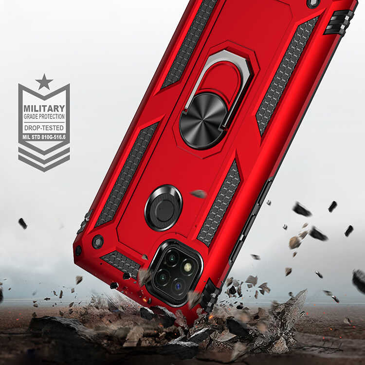 Xiaomi Redmi 9C Kılıf Zore Vega Kapak Rose Gold