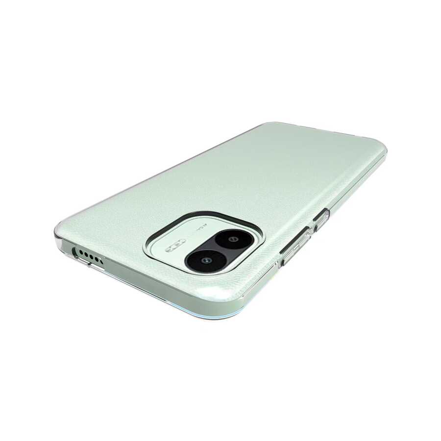 Xiaomi Redmi A1 Kılıf Zore Süper Silikon Kapak Renksiz