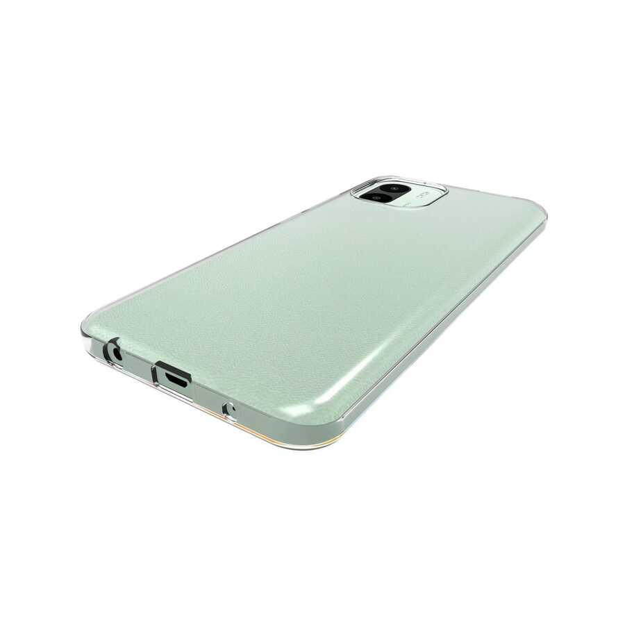 Xiaomi Redmi A1 Kılıf Zore Süper Silikon Kapak Renksiz