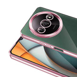Xiaomi Redmi A3 4G 2024 Kılıf Kamera Korumalı Logo Gösteren Zore Omega Kapak Lila