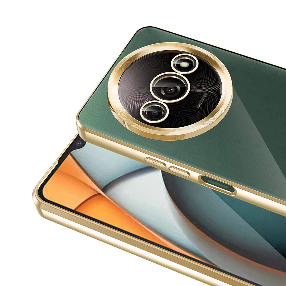 Xiaomi Redmi A3 4G 2024 Kılıf Kamera Korumalı Logo Gösteren Zore Omega Kapak Lila