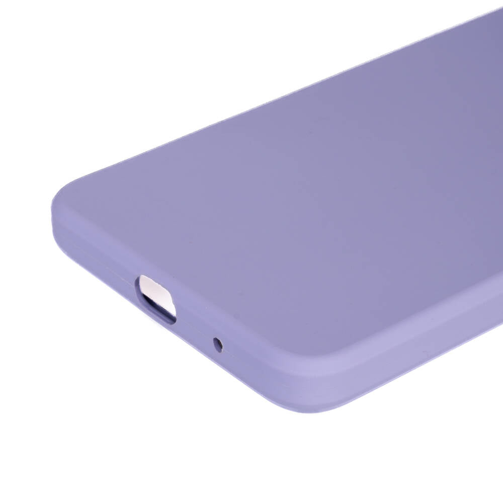 Xiaomi Redmi A3 4G 2024 Kılıf Zore Biye Silikon Lila
