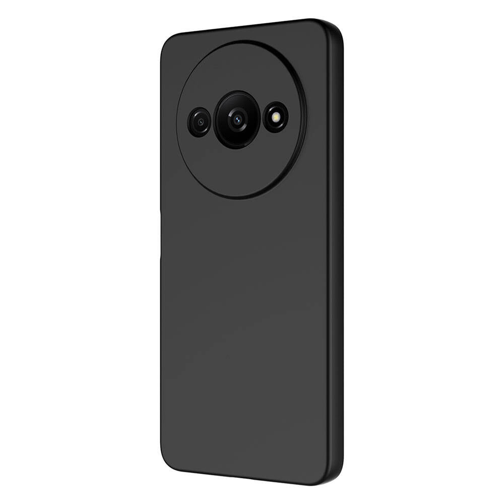 Xiaomi Redmi A3 4G 2024 Kılıf Zore Mara Lansman Kapak Siyah