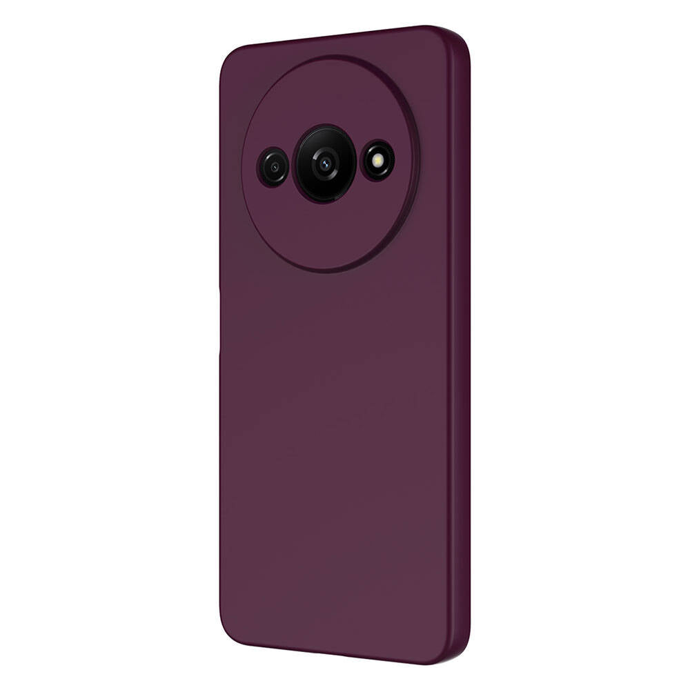Xiaomi Redmi A3 4G 2024 Kılıf Zore Mara Lansman Kapak Koyu Mor