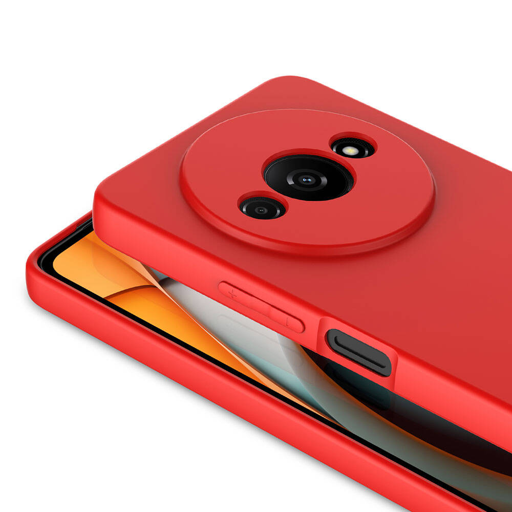 Xiaomi Redmi A3 4G 2024 Kılıf Zore Mara Lansman Kapak Kırmızı