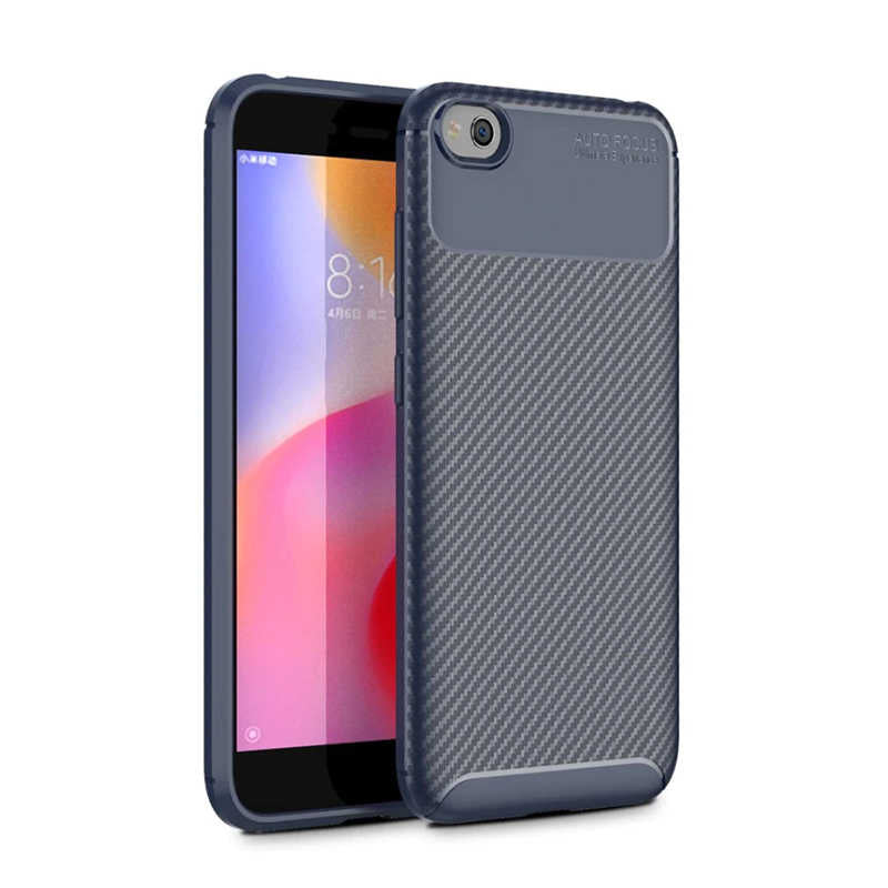 Xiaomi Redmi Go Kılıf Zore Negro Silikon Kapak Kahverengi