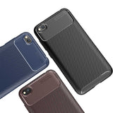 Xiaomi Redmi Go Kılıf Zore Negro Silikon Kapak Kahverengi