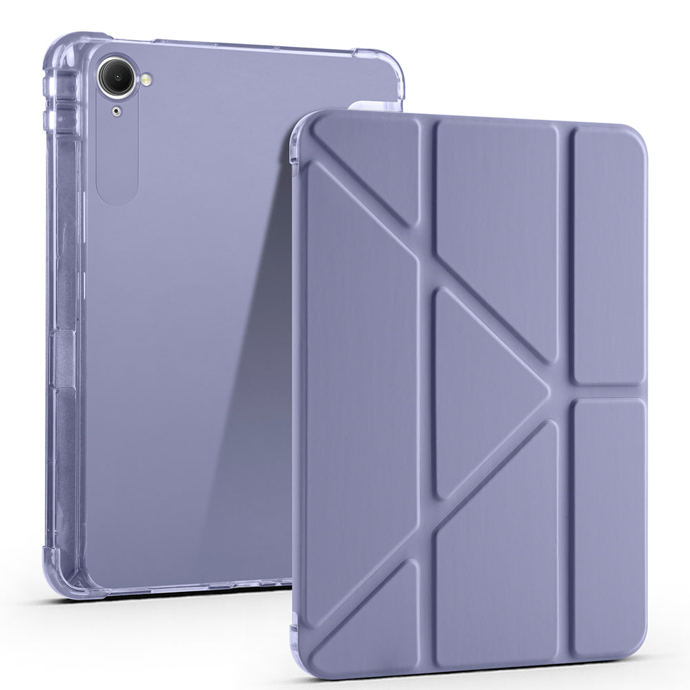 Xiaomi Redmi K Pad Kılıf Zore Tri Folding Kalem Bölmeli Standlı Kılıf Lacivert