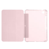 Xiaomi Redmi K Pad Kılıf Zore Tri Folding Kalem Bölmeli Standlı Kılıf Rose Gold