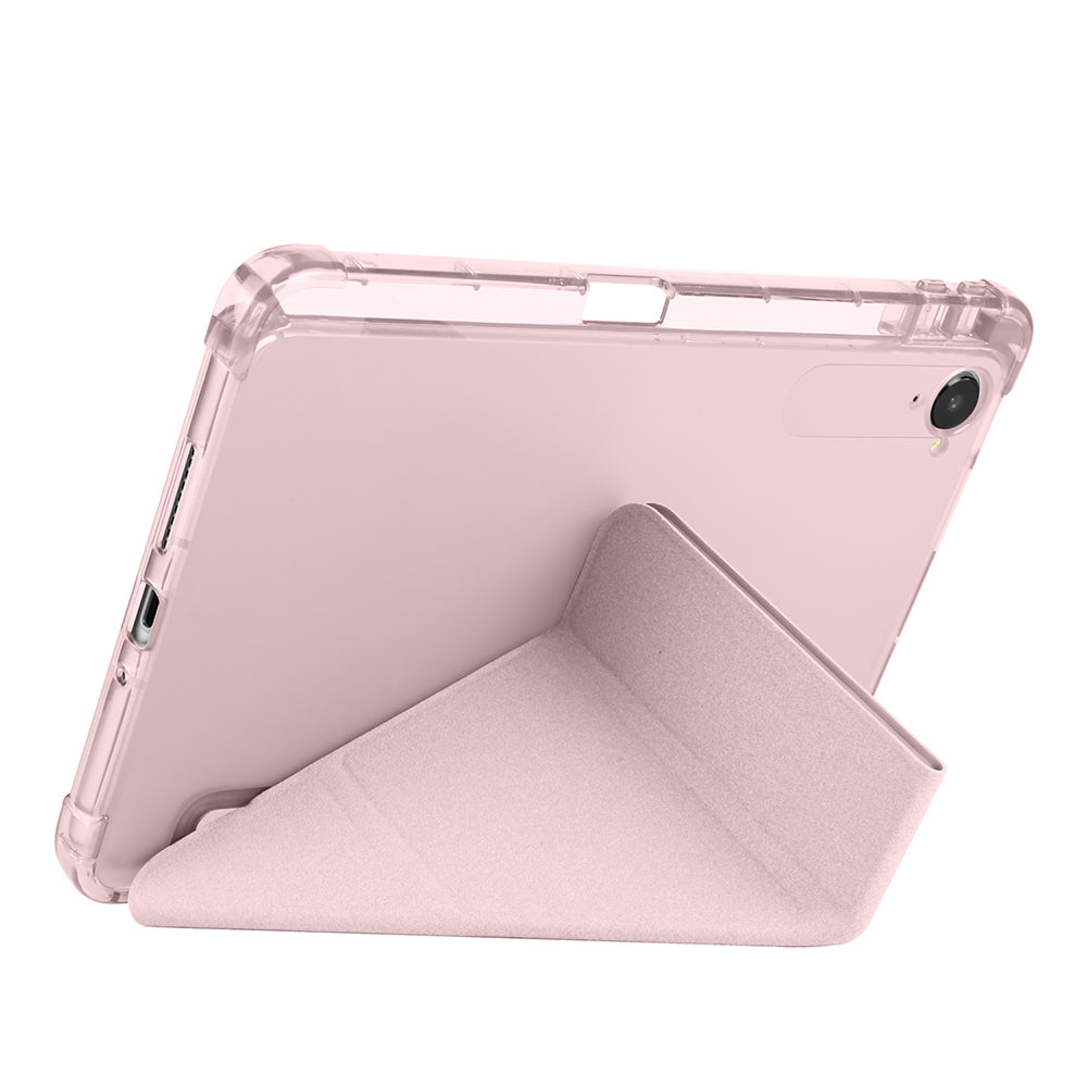Xiaomi Redmi K Pad Kılıf Zore Tri Folding Kalem Bölmeli Standlı Kılıf Koyu Yeşil