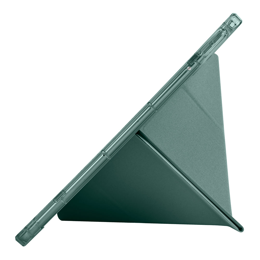 Xiaomi Redmi K Pad Kılıf Zore Tri Folding Kalem Bölmeli Standlı Kılıf Lila