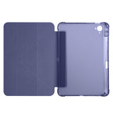 Xiaomi Redmi K Pad Kılıf Zore Tri Folding Kalem Bölmeli Standlı Kılıf Lacivert