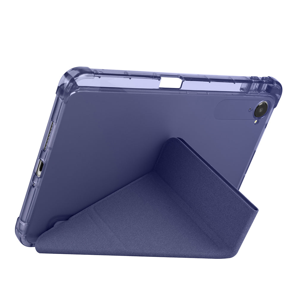 Xiaomi Redmi K Pad Kılıf Zore Tri Folding Kalem Bölmeli Standlı Kılıf Rose Gold