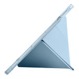 Xiaomi Redmi K Pad Kılıf Zore Tri Folding Kalem Bölmeli Standlı Kılıf Lila
