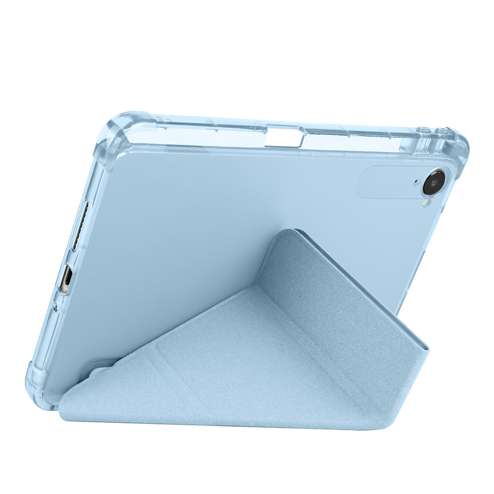 Xiaomi Redmi K Pad Kılıf Zore Tri Folding Kalem Bölmeli Standlı Kılıf Siyah