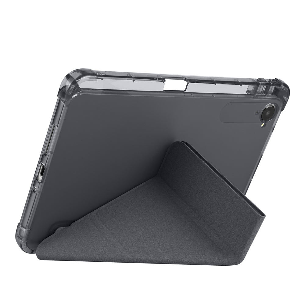 Xiaomi Redmi K Pad Kılıf Zore Tri Folding Kalem Bölmeli Standlı Kılıf Rose Gold