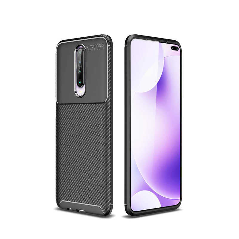 Xiaomi Redmi K30 Kılıf Zore Negro Silikon Kapak Siyah