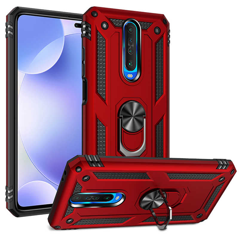Xiaomi Redmi K30 Kılıf Zore Vega Kapak Siyah