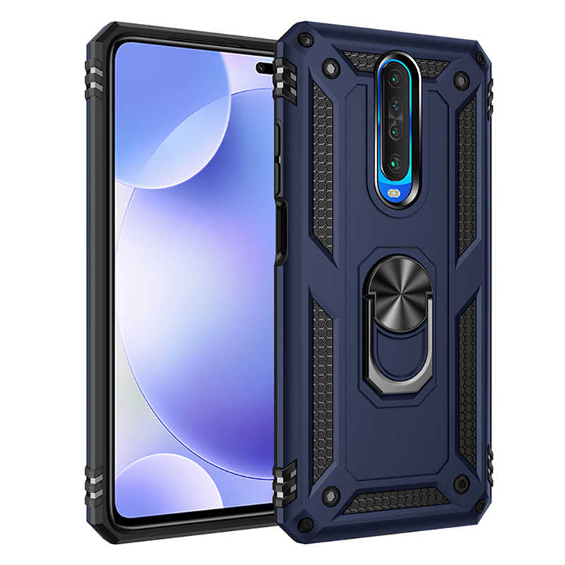 Xiaomi Redmi K30 Kılıf Zore Vega Kapak Mavi