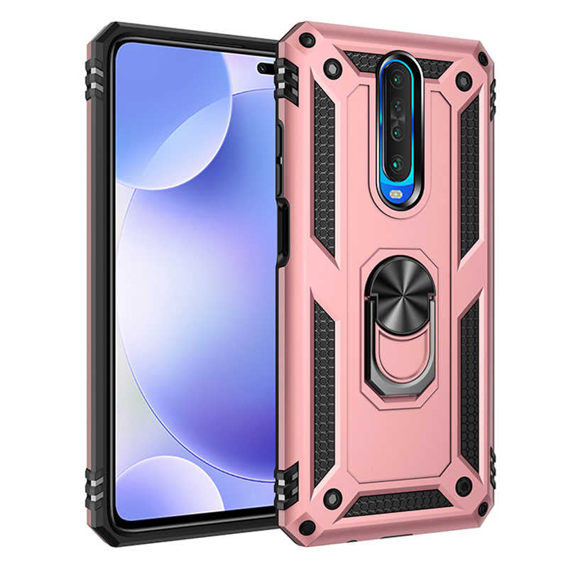 Xiaomi Redmi K30 Kılıf Zore Vega Kapak Rose Gold
