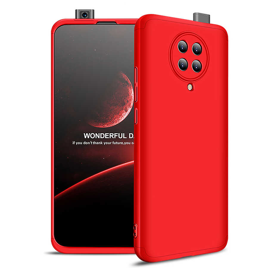 Xiaomi Redmi K30 Pro Kılıf Zore Ays Kapak Kırmızı