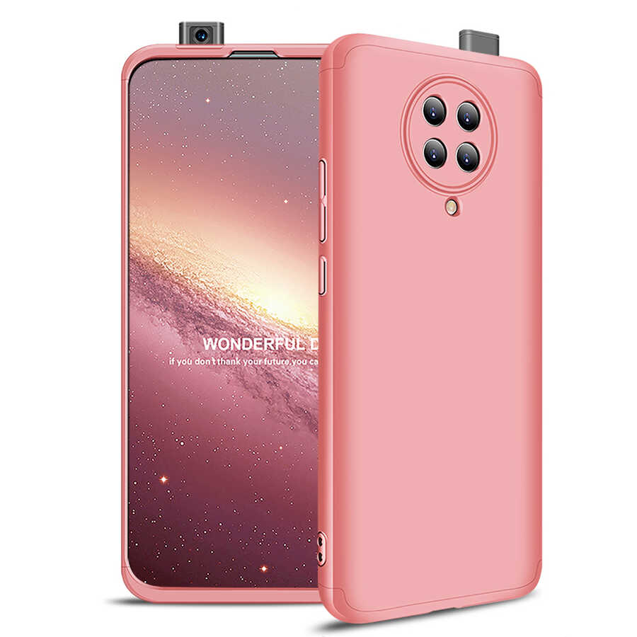 Xiaomi Redmi K30 Pro Kılıf Zore Ays Kapak Rose Gold