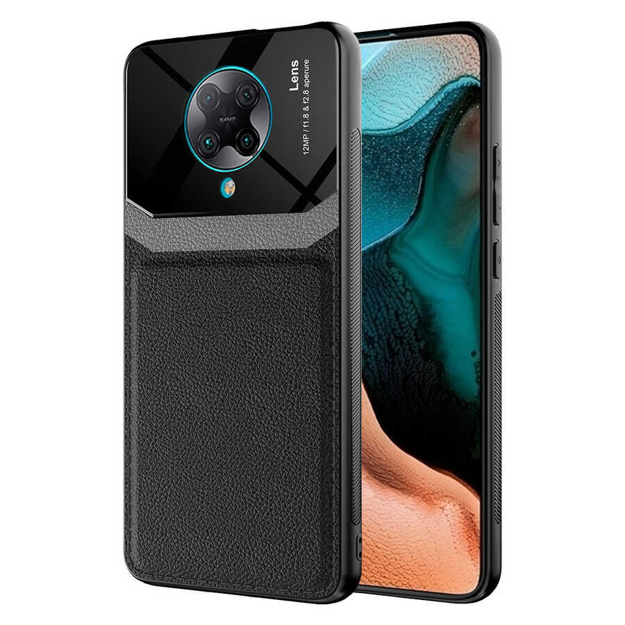 Xiaomi Redmi K30 Pro Kılıf Zore Emiks Kapak Siyah