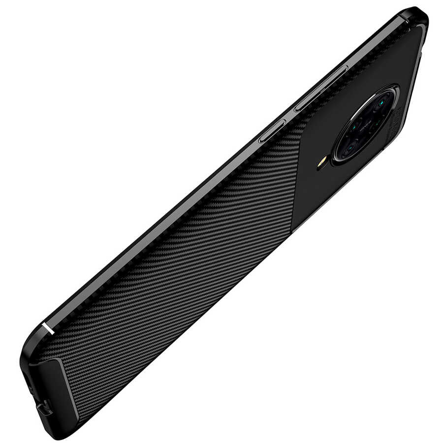 Xiaomi Redmi K30 Pro Kılıf Zore Negro Silikon Kapak Kahverengi