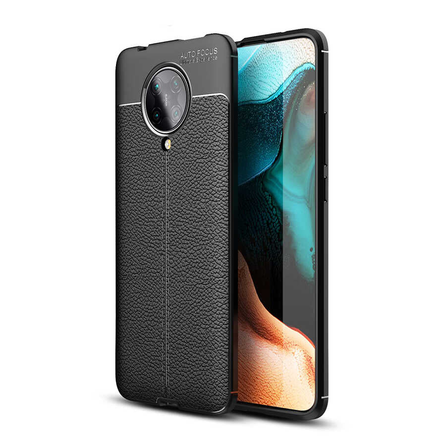 Xiaomi Redmi K30 Pro Kılıf Zore Niss Silikon Kapak Siyah
