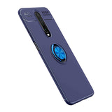 Xiaomi Redmi K30 Kılıf Zore Ravel Silikon Kapak Siyah-Kırmızı