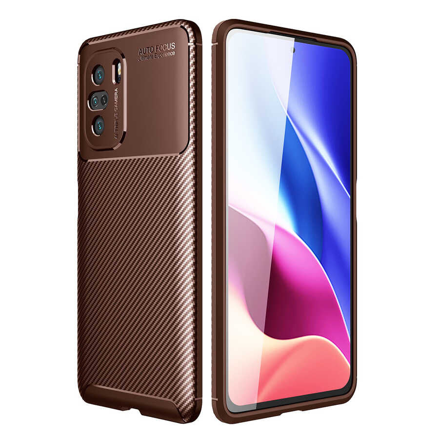 Xiaomi Redmi K40 Kılıf Zore Negro Silikon Kapak Siyah